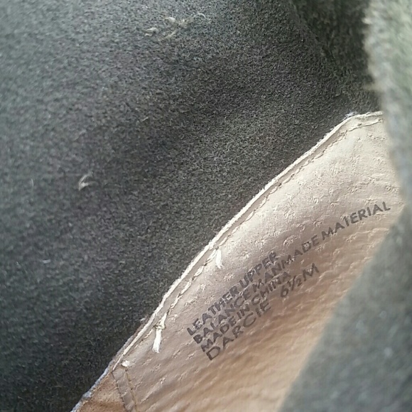 Crown Vintage Darcie Booties Sz 6.5 Green - Picture 6 of 7